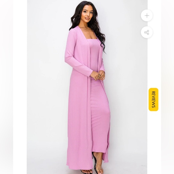 Canvas Maternity Maxi Dress - Picture 1 of 6